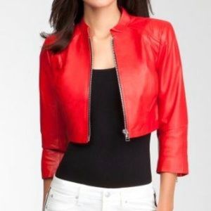 Bebe leather jacket